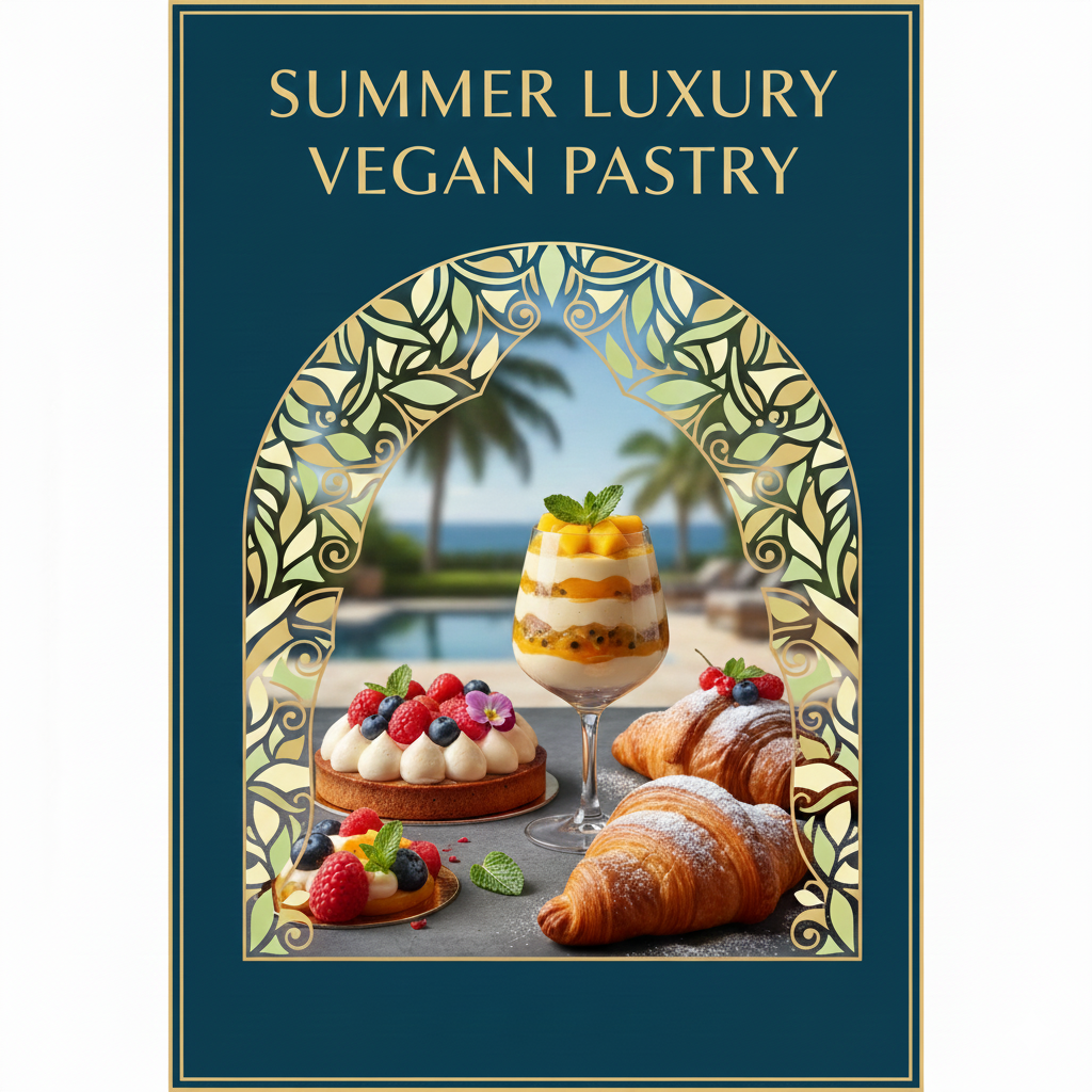 Summer Luxury Vegan Pastry