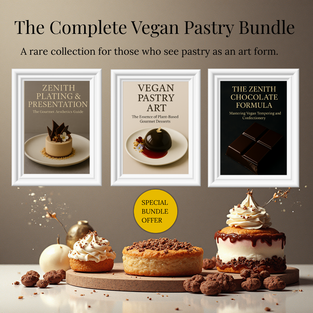 Vegan Pastry Art - The Essence of Plant-Based Gourmet Desserts (Complete Bundle)